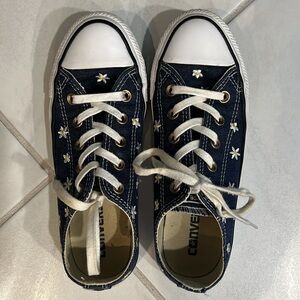 Converse Denim Flower Sneakers